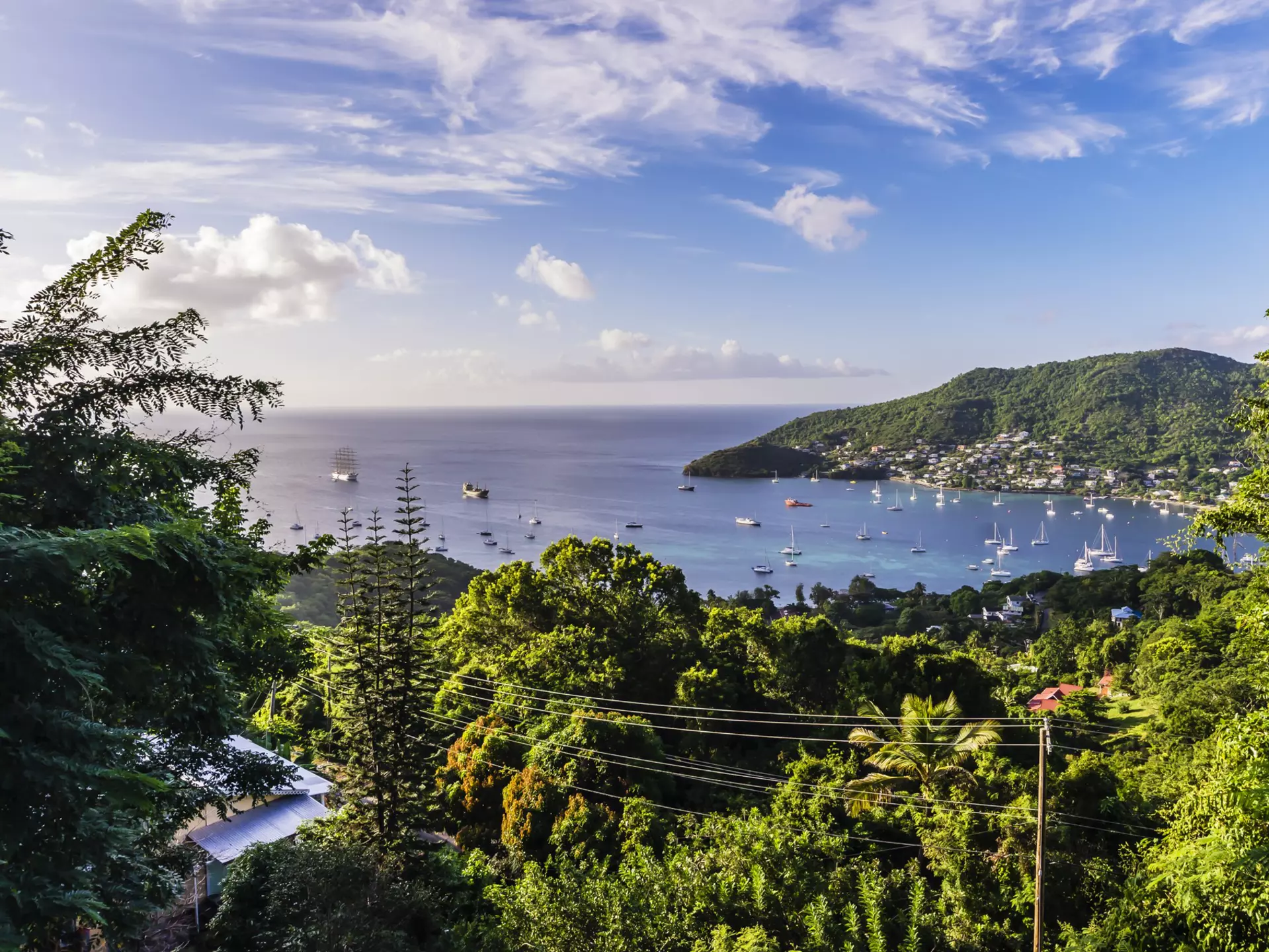 A view of the bay at Port Elizabeth on Bequia.