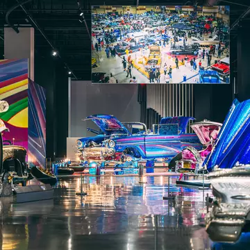 Get in on the new California gold rush with this guide to the best art to see in LA right now like the Best in Low exhibit at the Peterson Automotive Museum. Photo courtesy of The Peterson Automotive Museum