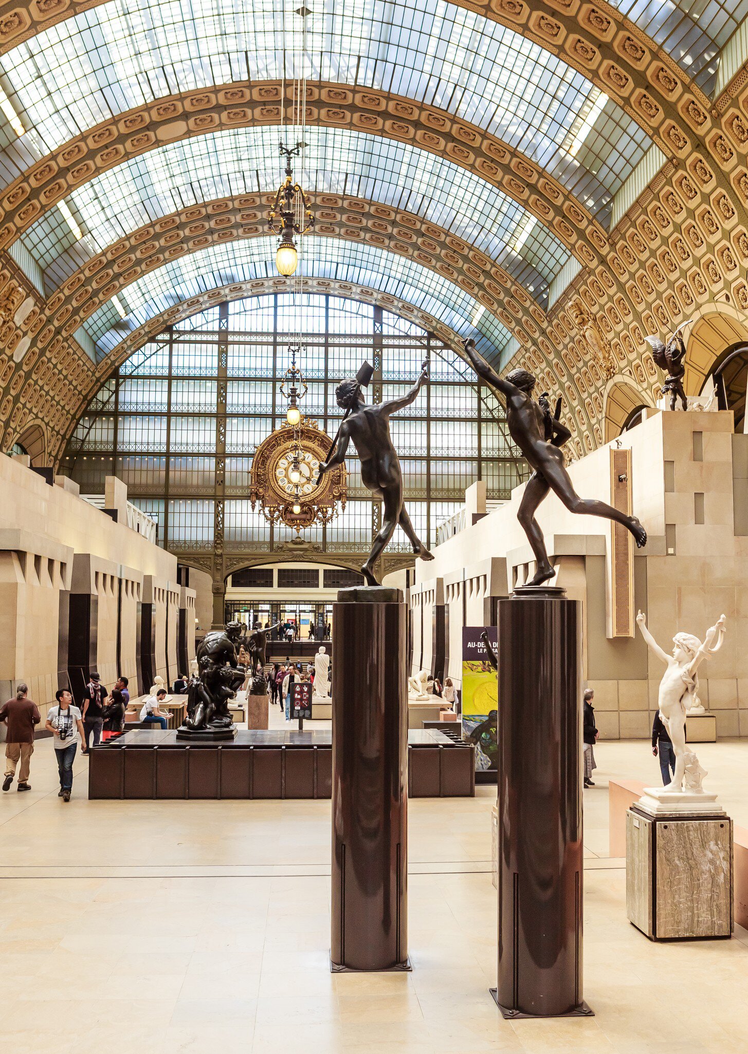 View of the interior of the Musée d'Orsay, Paris, France.