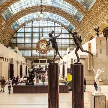 PARIS, FRANCE - MAY 9, 2017: View of the interior of the Musee d'Orsay, Paris, France, License Type: media, Download Time: 2025-08-04T18:59:27.000Z, User: rhylton_redventures, Editorial: true, purchase_order: 65050 - Digital Destinations and Articles, job: Lonely Planet, client: wip, other: app downloads