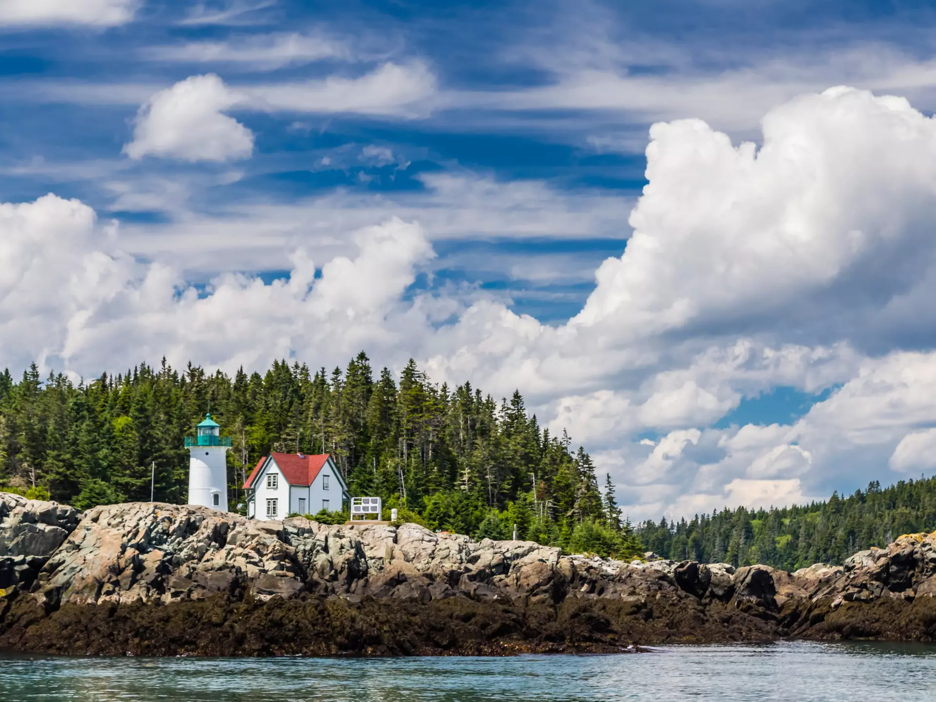 Little River Light on Little River Island.
997554720
Rock, Color Image, Nature, Landscape - Scenery, Rock - Object, Water, Sky, Beach, Day, Photography, USA, Scenics - Nature, Travel Destinations, Horizontal, Cloud - Sky, Sea, Tree, No People, Outdoors, Tranquil Scene