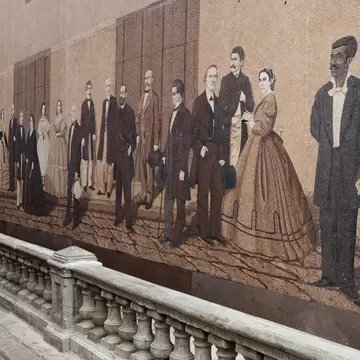 Calle Mercaderes wall mural.