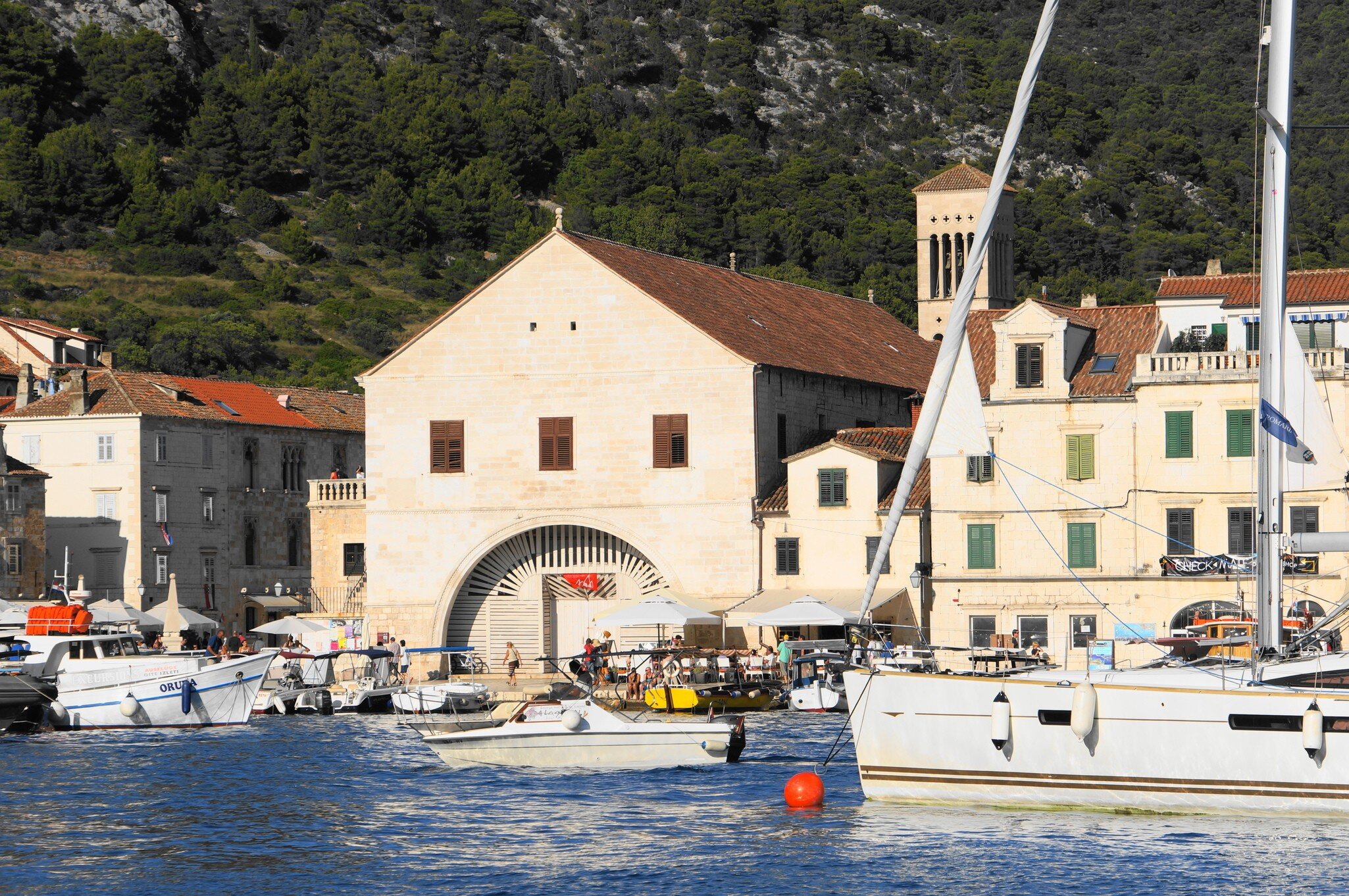 Hvar, Croatia - Jun 25, 2013 : Hvar is a popular holiday resort in Croatia. Arsenal is the Hvar public theatre., License Type: media, Download Time: 2026-02-23T00:05:59.000Z, User: LP_YKhanna, Editorial: true, purchase_order: 65050 - Digital Destinations and Articles, job: LP, client: App Content, other: Yuvraj Khanna