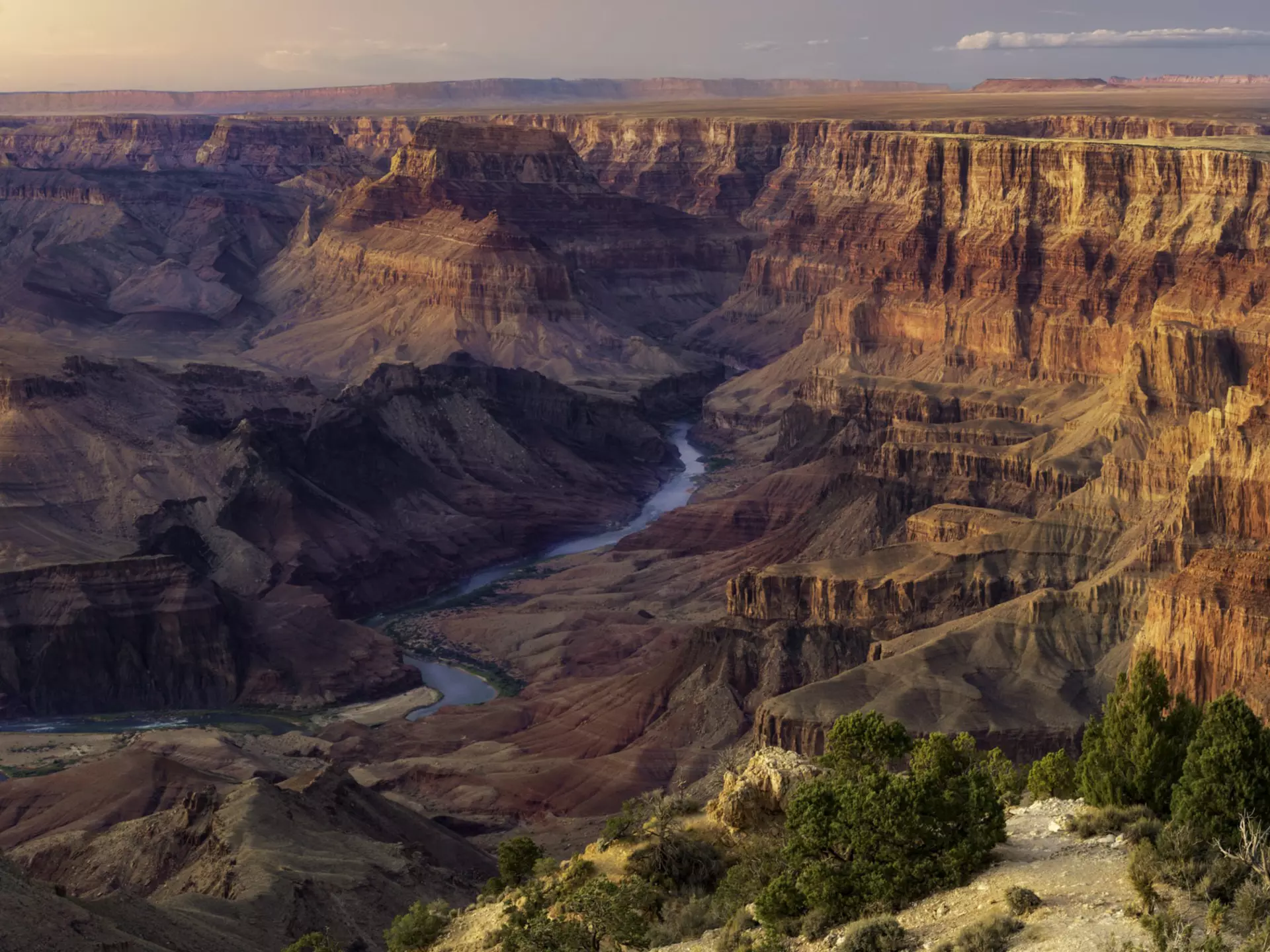 Sunset at Desert View Point, Grand Canyon National Park