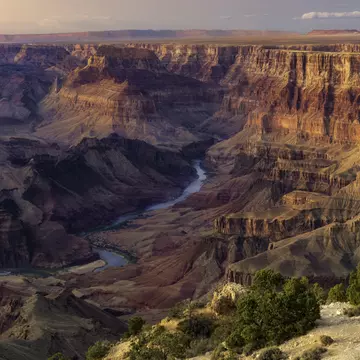 Sunset at Desert View Point, Grand Canyon National Park
