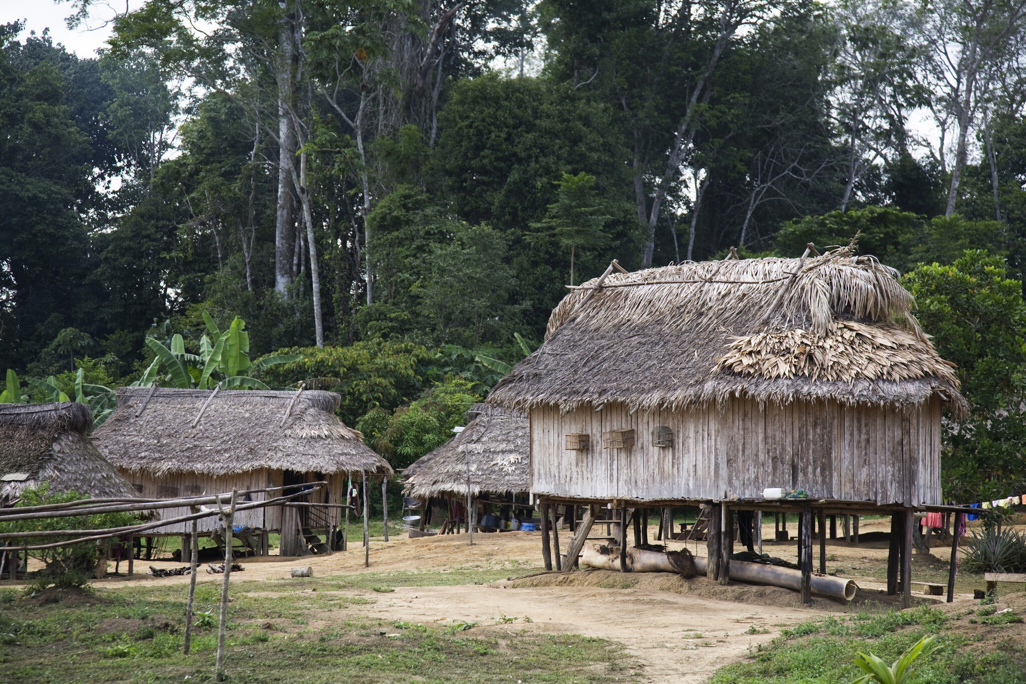 Suriname, village.