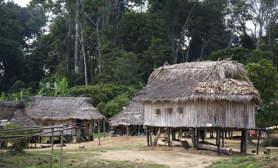 Suriname, village.