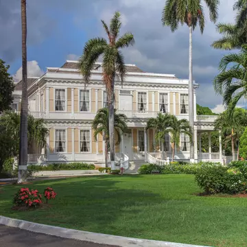 Devon House in Kingston Jamaica.. Nowdays is a museum, opening its gardens for public and famous for its ice-cream.; Shutterstock ID 1012589863;