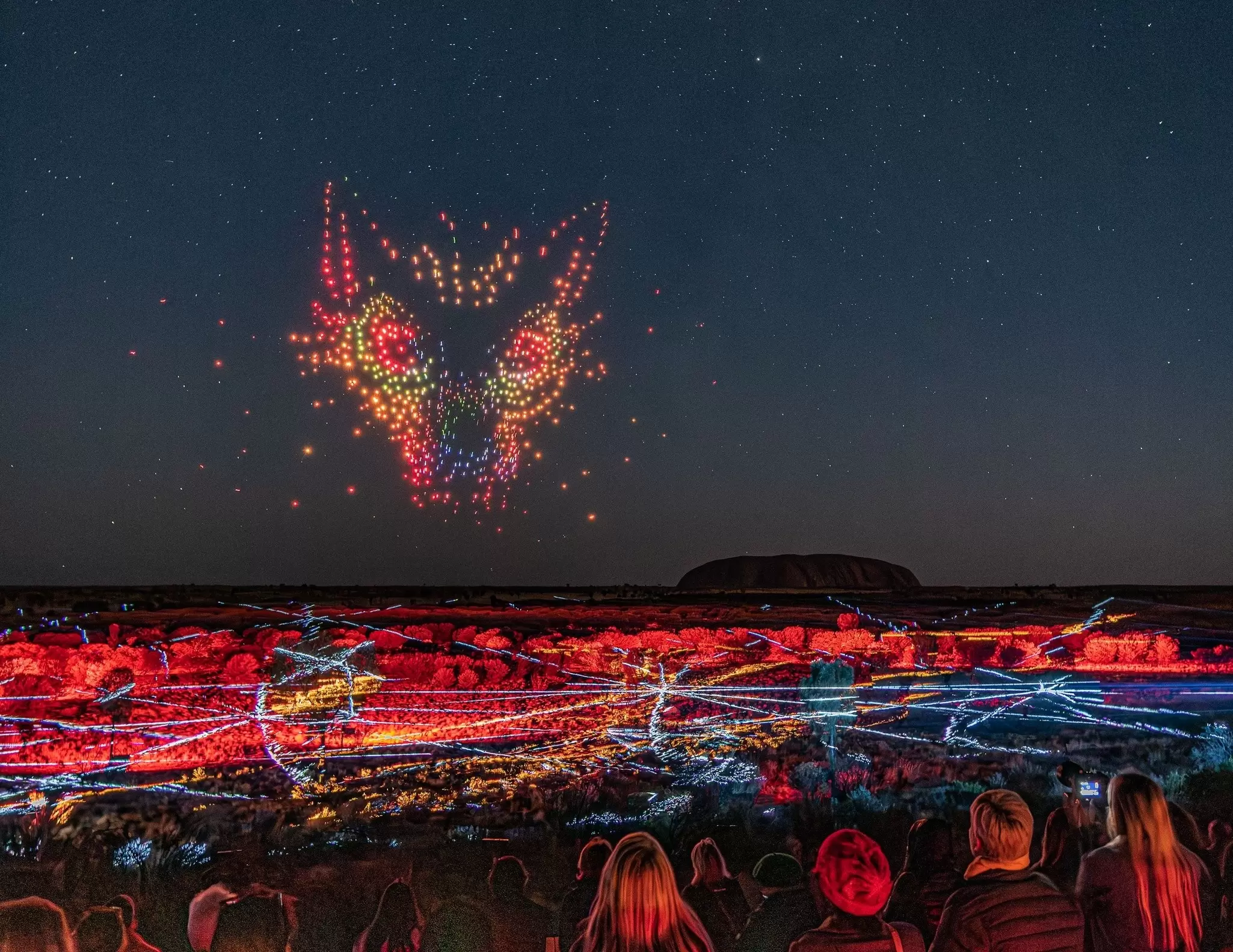 Wintjiri Wiru at Uluru. Ray Reyes Voyages Ayers Rock Resort via Tourism & Events NT