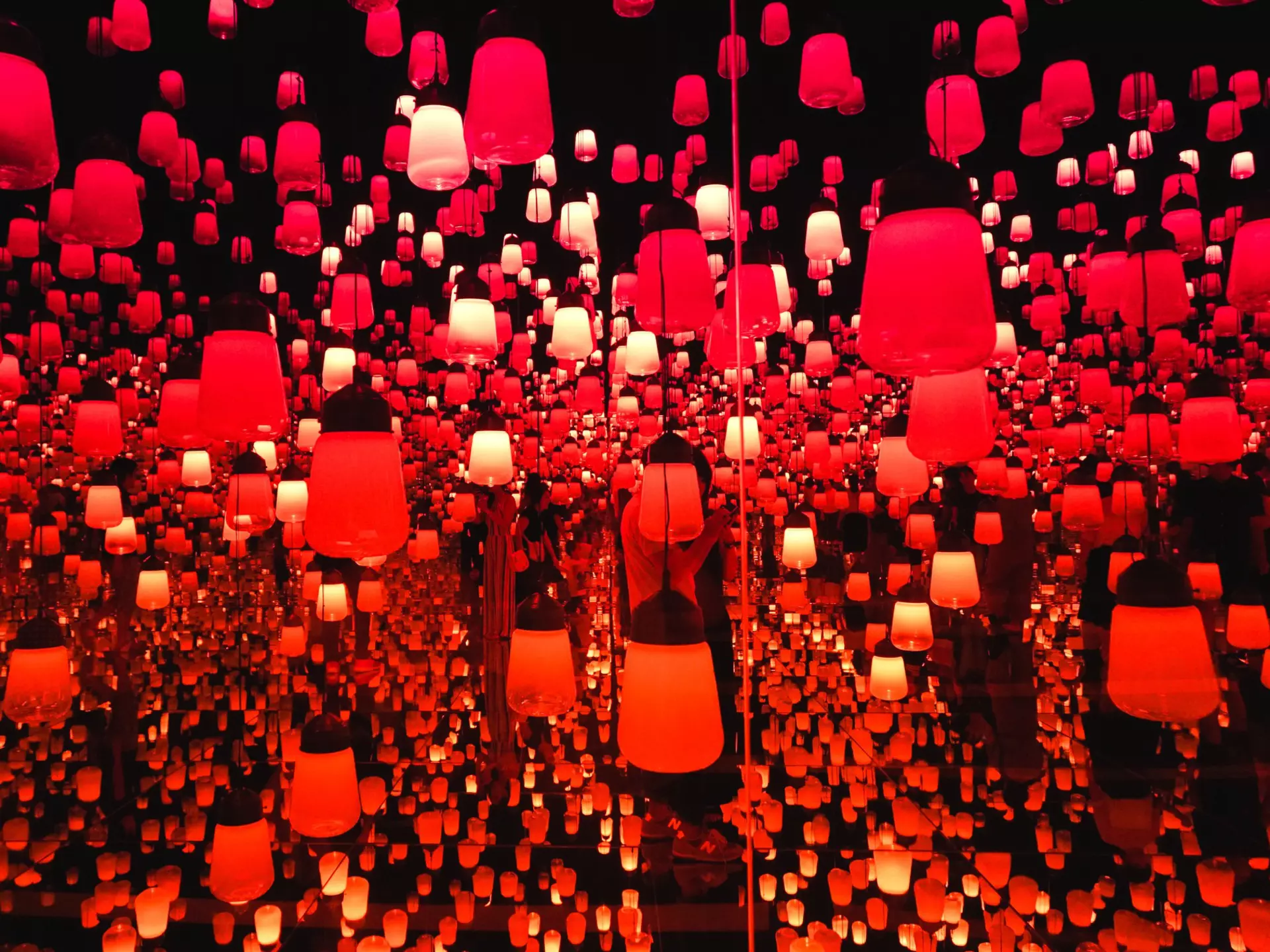 July 14, 2018: The Forest of Resonating Lamp, an interactive exhibition by teamLab at Mori Design Museum.
1173210367
abstract, artwork, backdrop, borderless, color, dark, decorative, design, element, experiential, interactive, lamps, mori, museum, pattern, red, teamlab, technology, texture