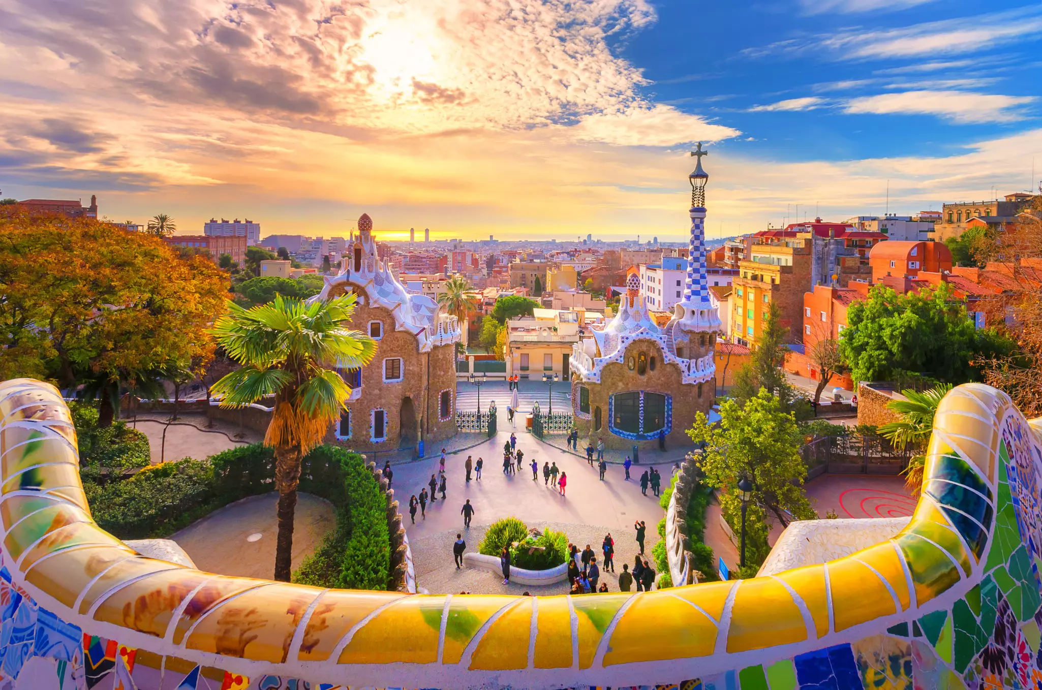 View of the city from Park Güell