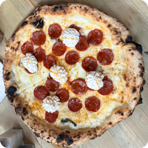 New York pizza pie