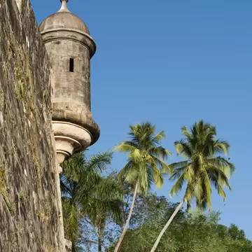 Puerto Rico, Old San Juan, section of El Morro Fortress