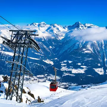 Cable Car at Aletsch Glacier, Switzerland