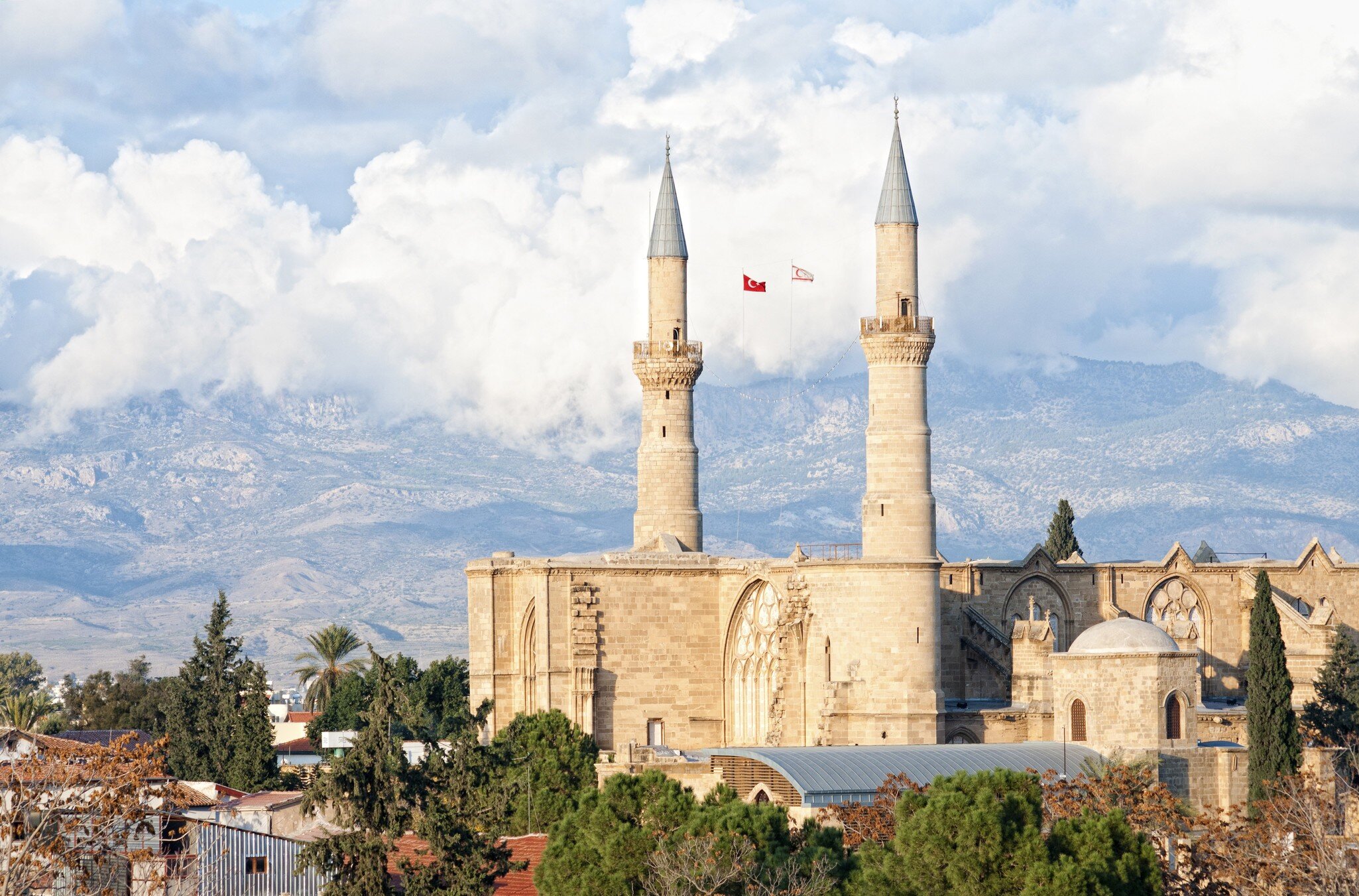 Selimiye Mosque in Nicosia, formerly Cathedrale Sainte Sophie.Nicosia, Northern Cyprus