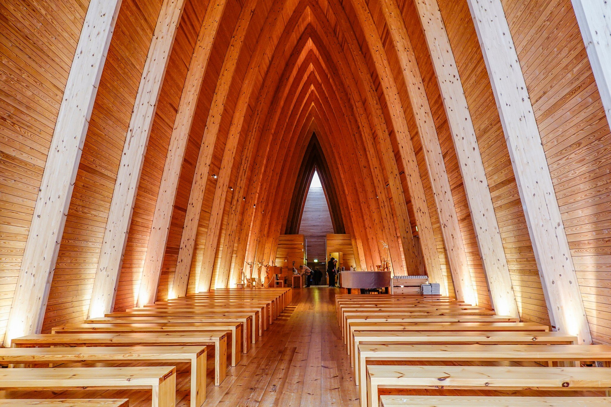 Turku, Finland Sept 12, 2019 The St. Henry's Ecumenical Art Chapel was built in 2004 out of Finnish wood on the island of Hirvensalo; Shutterstock ID 1564270783;