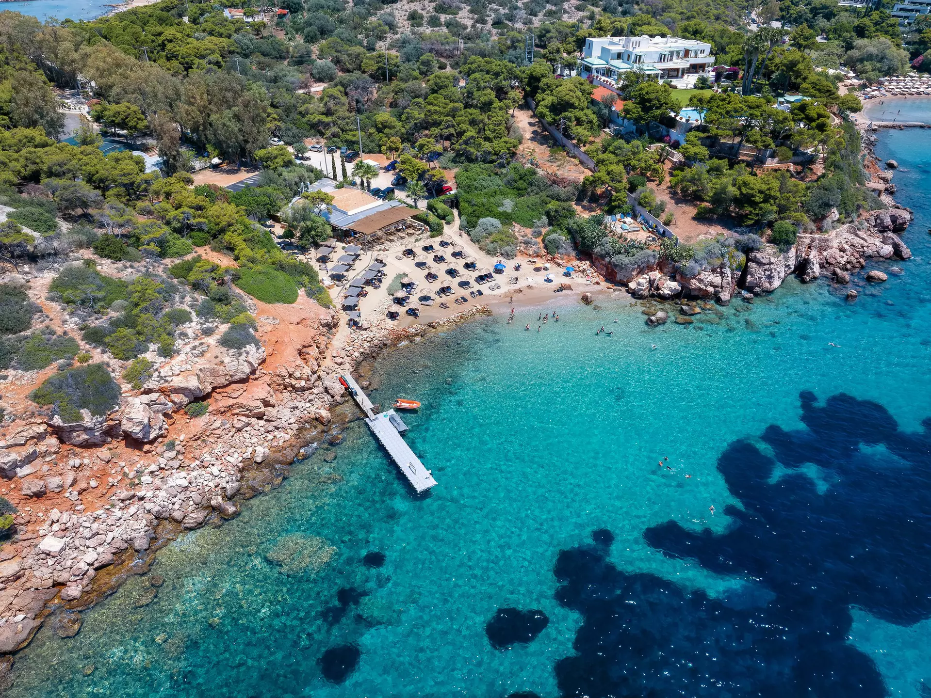 Vouliagmeni Beach in Athens. Getty Images