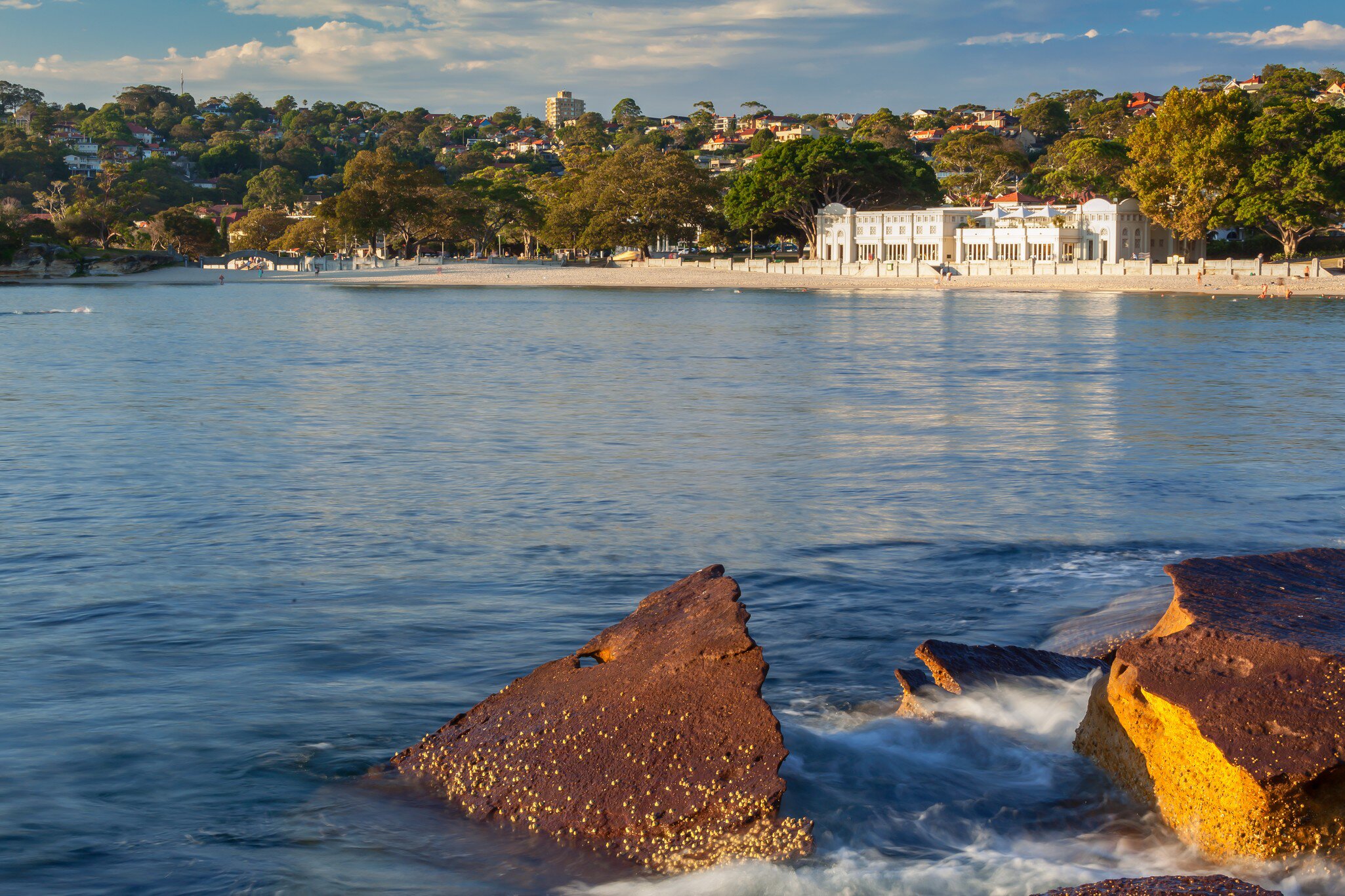 Balmoral Beach in Mosman, Sydney, Australia.