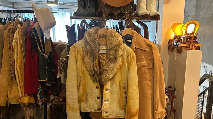 Wild Rabbit Vintage, leather and suede jackets and hats Calgary Alberta Canada July 2026