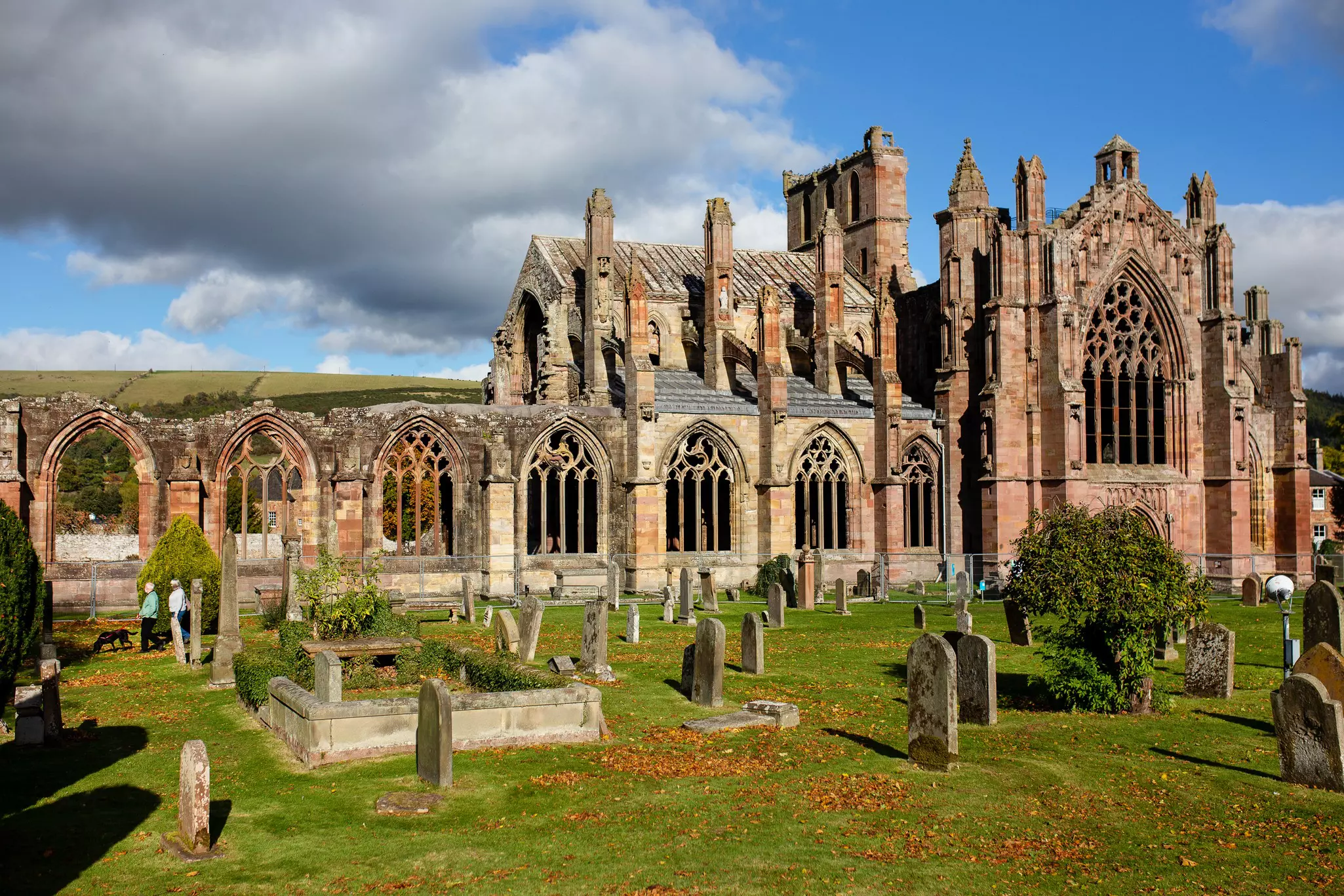 Melrose Abbey, Melrose, Oct 2022.  ..Lonely Planet: South of Scotland.
Best in travel 2023 - Southern Scotland - Shot October 2022