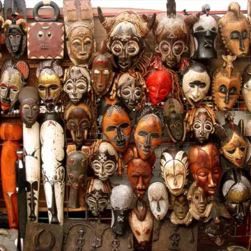 Masks for sale at Greenmarket Square, Downtown Cape Town, South Africa
Abundance; Cape Town; Capital Cities; Choice; Costume; Day; Hanging; High Angle View; Horizontal; Large Group of Objects; Market; Market Stall; nging; No People; Outdoors; Photography; Retail; South Africa; South African; South African Culture; Variation; Western Cape Province;