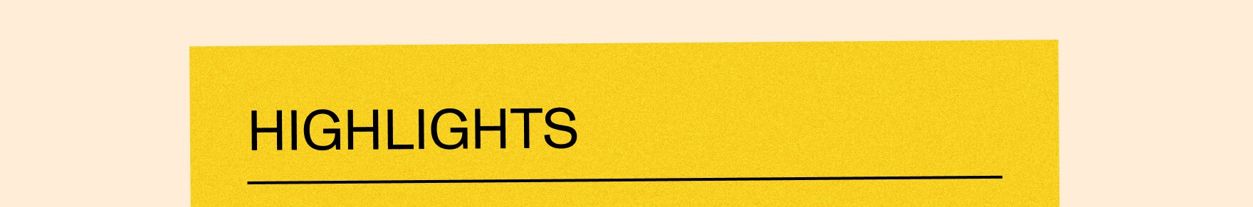 Highlights