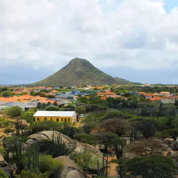 Hooiberg Mountain, a volcanic formation, Aruba