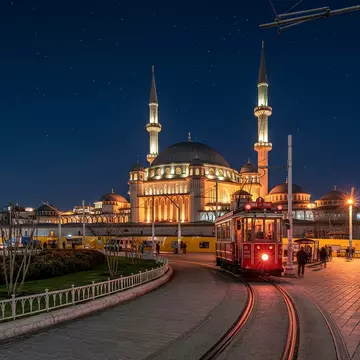 Taksim Square in Istanbul's Beyoğlu neighborhood. Nejdet Duzen/Shutterstock