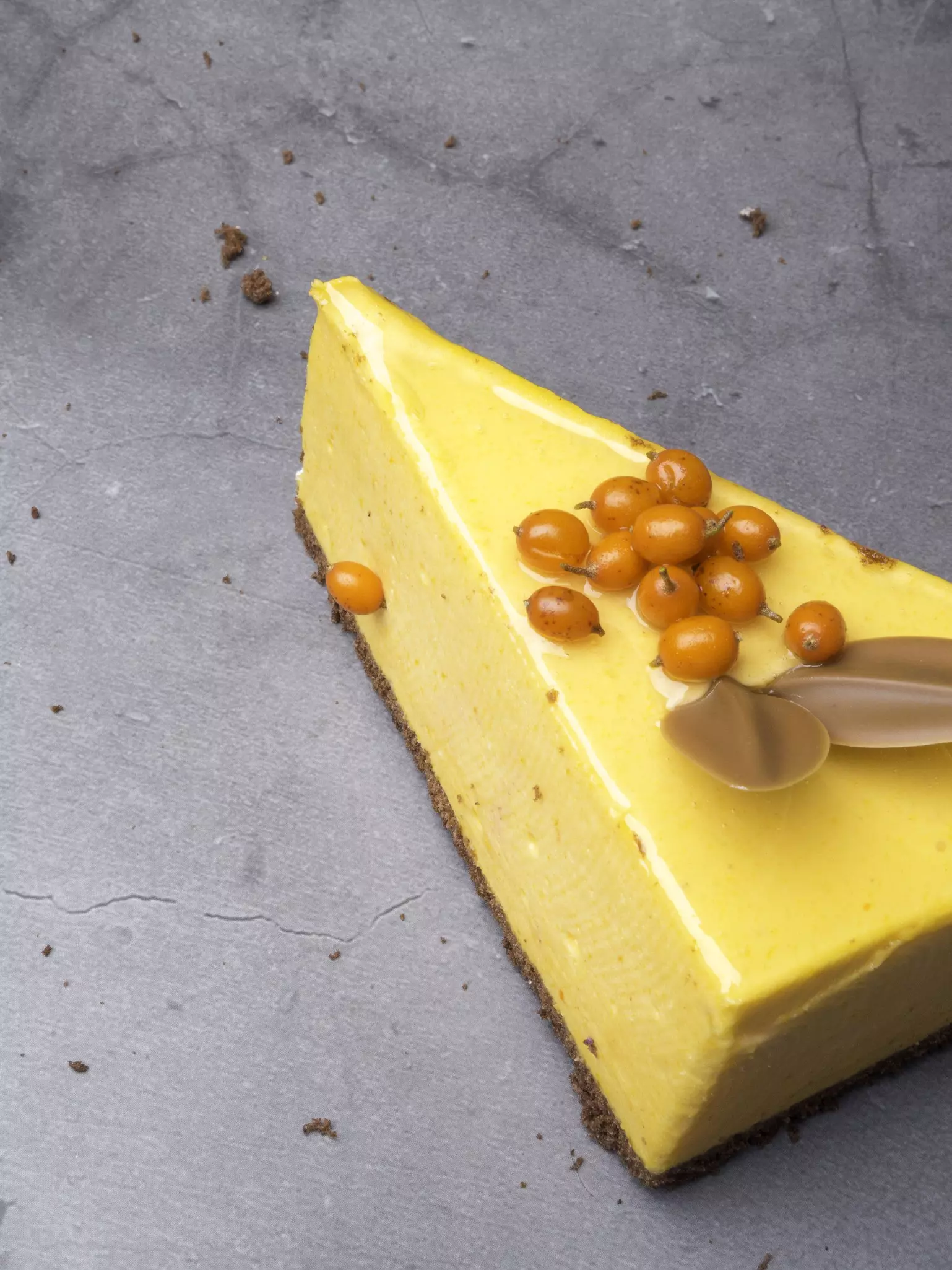 Cheesecake with fruit