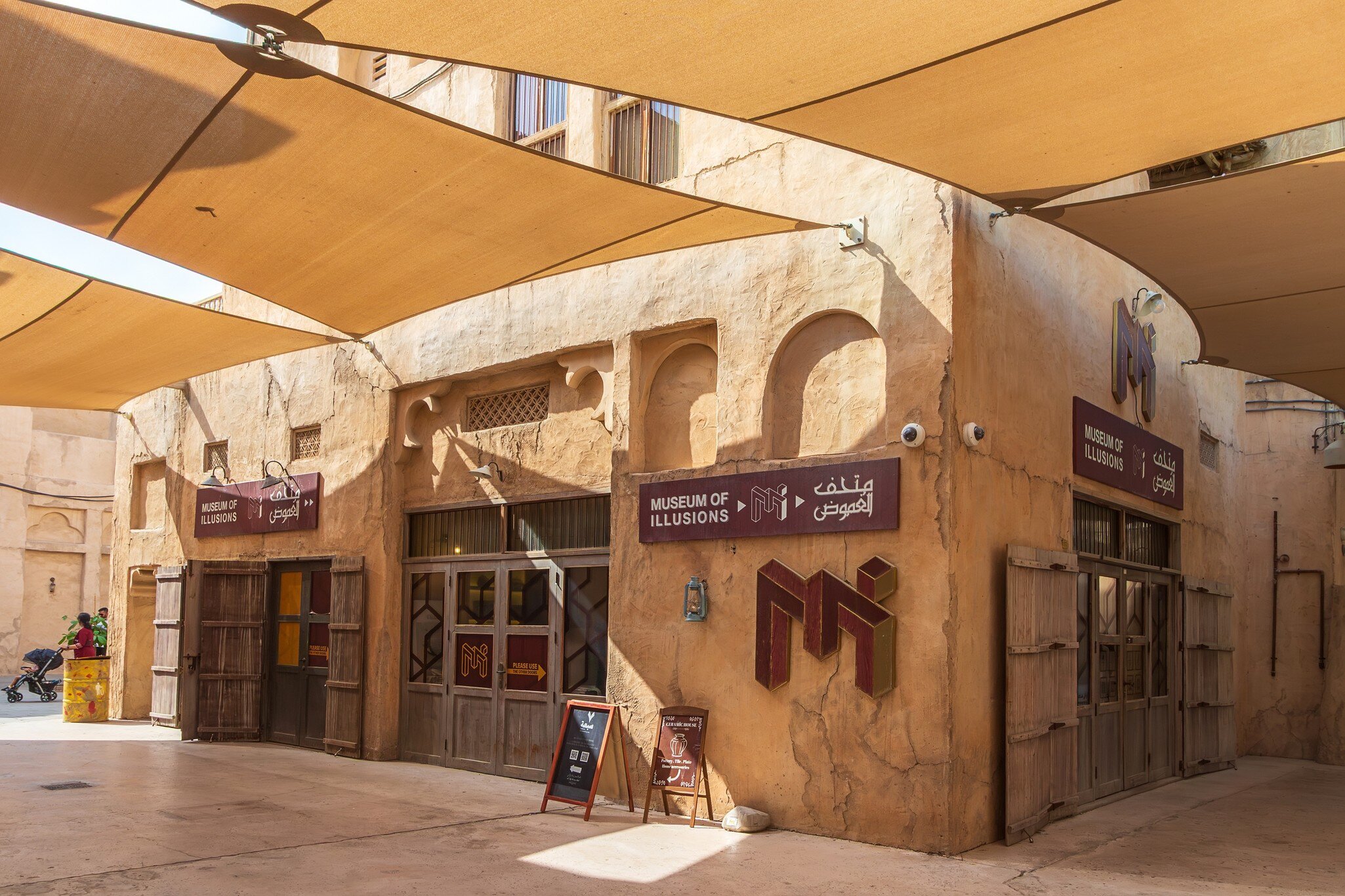 DUBAI, UNITED ARAB EMIRATES - January 10, 2026: Museum of Illusions in Dubai Heritage Area, Souk Al Seef, Dubai Creek, Bur Dubai, License Type: media, Download Time: 2026-07-31T13:43:39.000Z, User: LP_NZhan, Editorial: true, purchase_order: 65050 - Digital Destinations and Articles, job: App Content, client: Lonely Planet, other: Nadine Zhan 