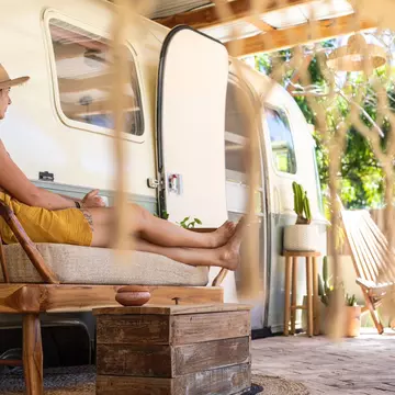 In Costa Rica, you can stay in a jungle treehouse, a converted airplane, or an Airstream trailer at La Caravana on Playa Carillo. La Caravana