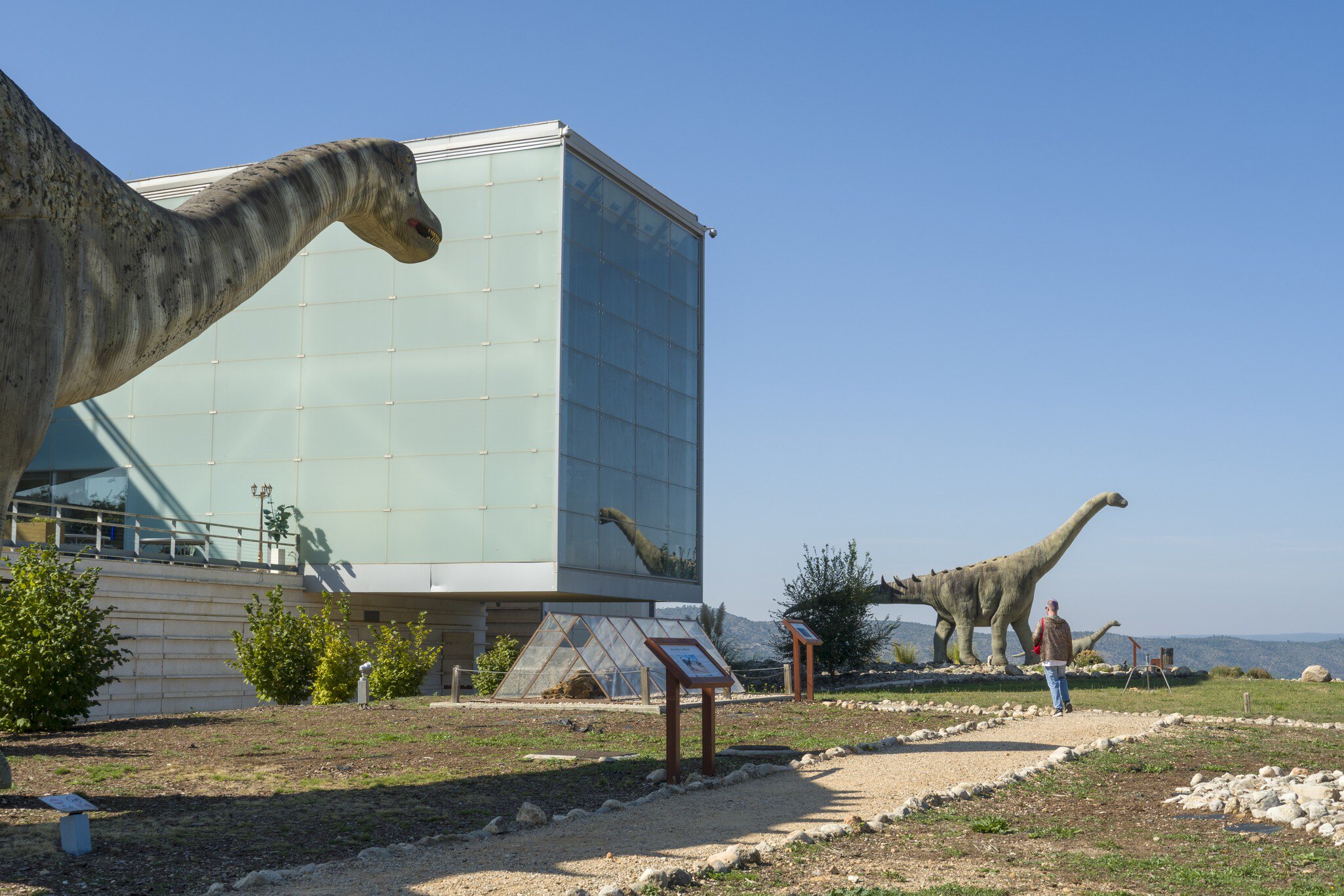 View of the Museo Paleontológico de Castilla-La Mancha in Cuenca, Spain.