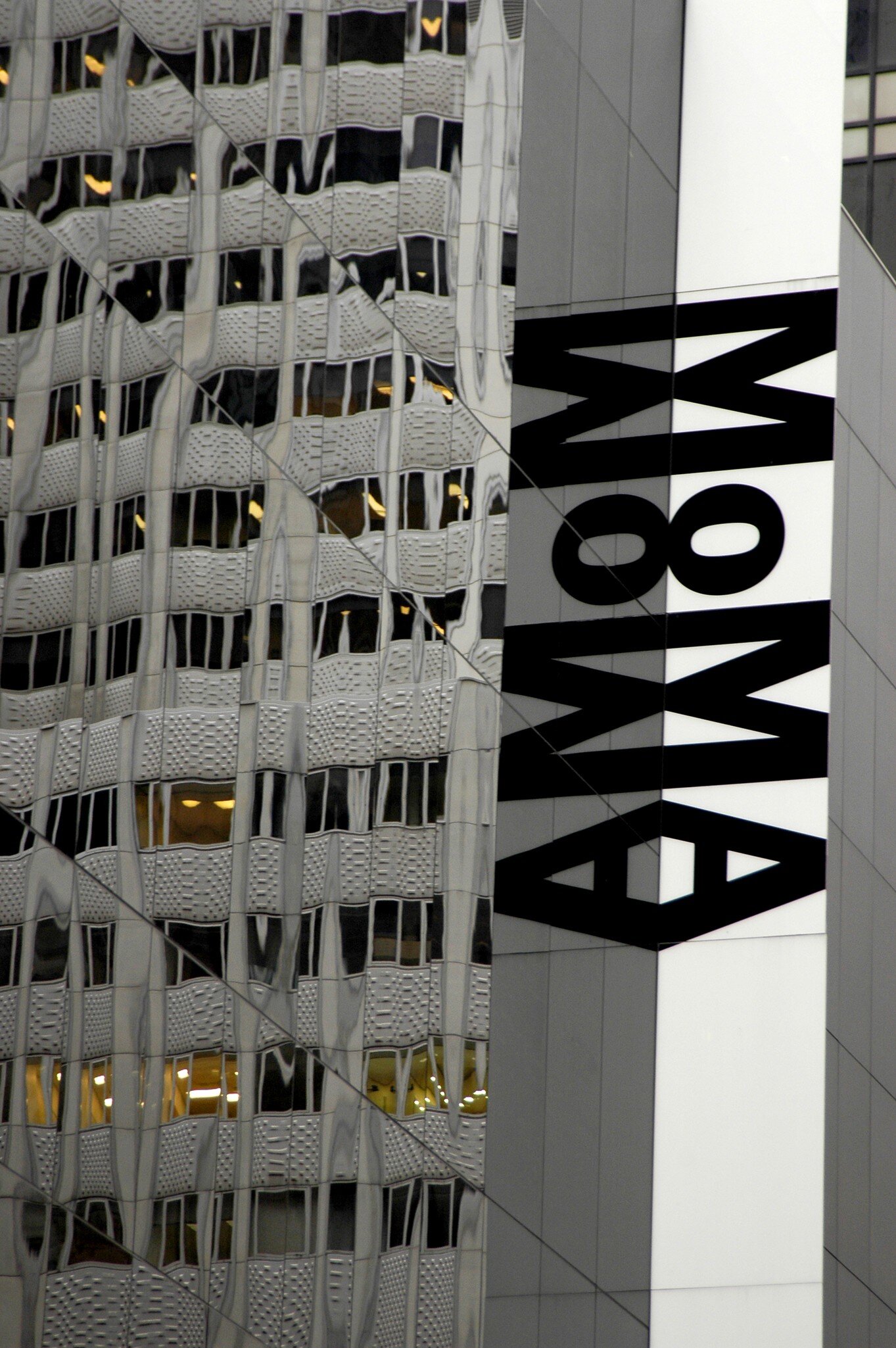 NEW YORK, NY - AUGUST 15 2005: The Museum of Modern Art on August 15, 2005  in New York City. MOMA is an art museum in Midtown Manhattan. (Photo by Athanasios Gioumpasis/Getty Images)