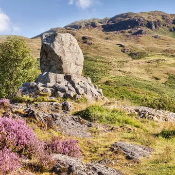 Park your wheels by the Bruce Memorial (Bruce’s Stone) in the Galloway Hills at Glentrool ©travellinglight/Alamy Stock Photo