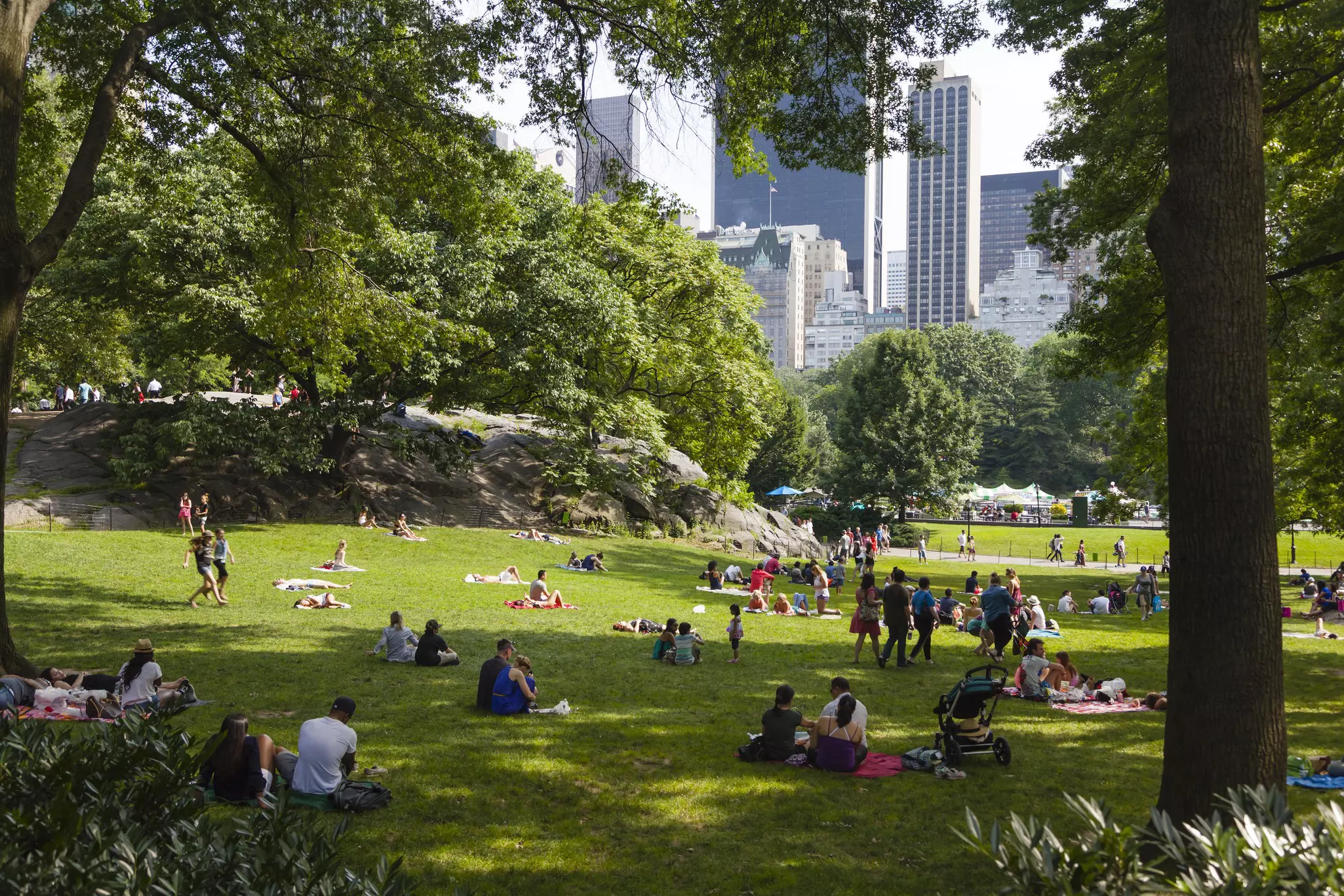 New York City - June 22: Tourist and locals enjoying the sun on the southern meadows of Central Park in New York on June 22, 2013, License Type: media, Download Time: 2025-05-05T18:59:05.000Z, User: katelyn.perry_lonelyplanet, Editorial: true, purchase_order: 65050 - Digital Destinations and Articles, job: wip, client: wip, other: Katelyn Perry