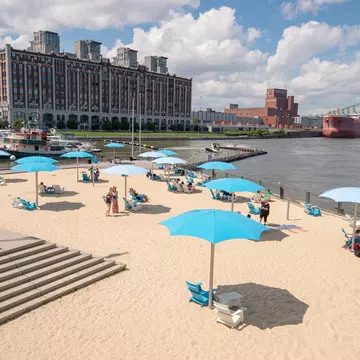 July 12, 2017: Clock Tower Beach in the Old Port of Montreal.
1144863668
architecture, beach, boats, building, canada, canadian, city, fleuve saint laurent, harbor, harbour, jacques cartier bridge, landmark, landscape, montreal, montreal beach, montreal cityscape, montreal summer, old port, people, plage, quebec province, river, sand, st lawrence river, tourism, travel, urban, vieux port, water