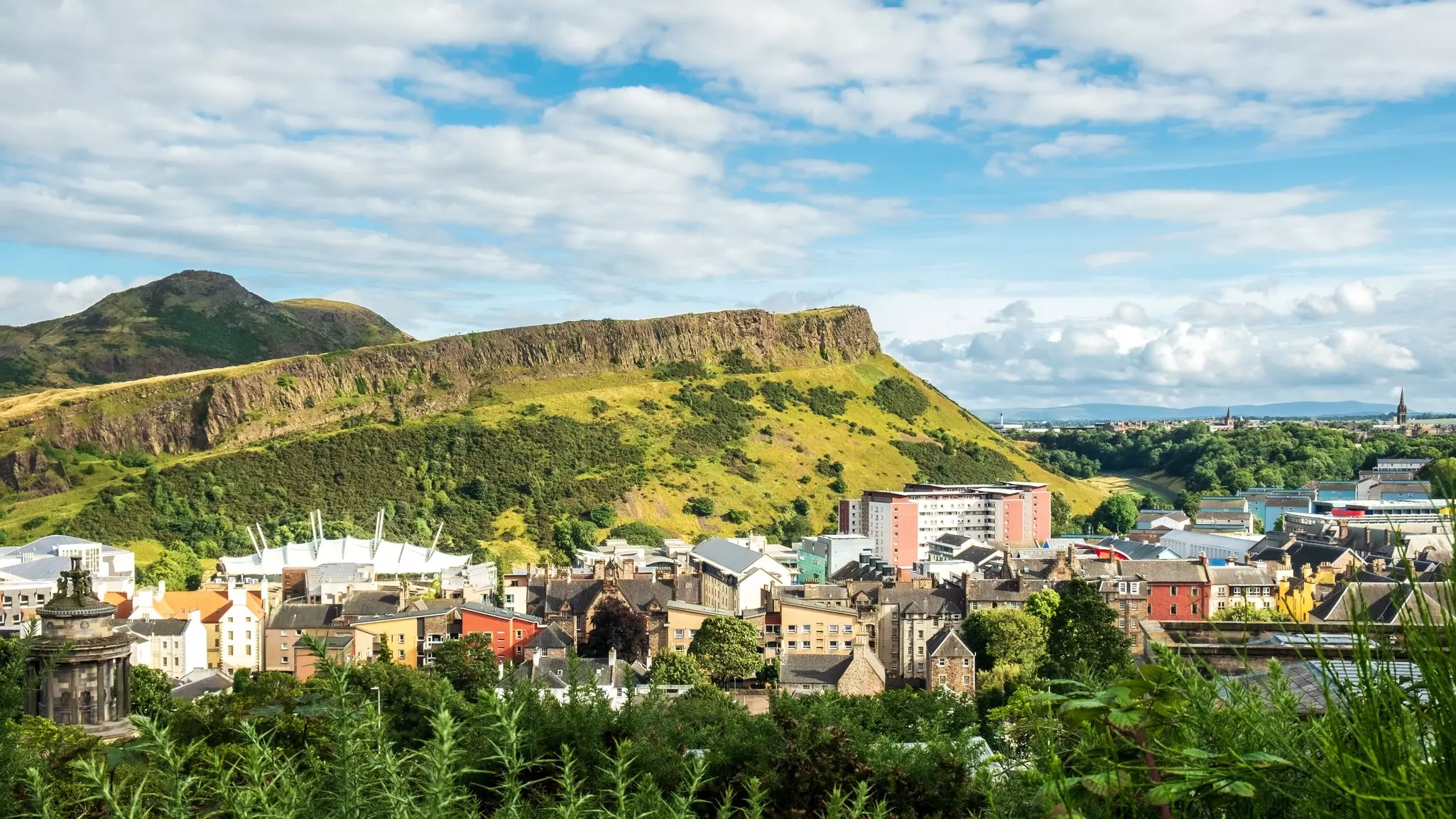 Arthur's Seat in Edinburgh, Scotland.