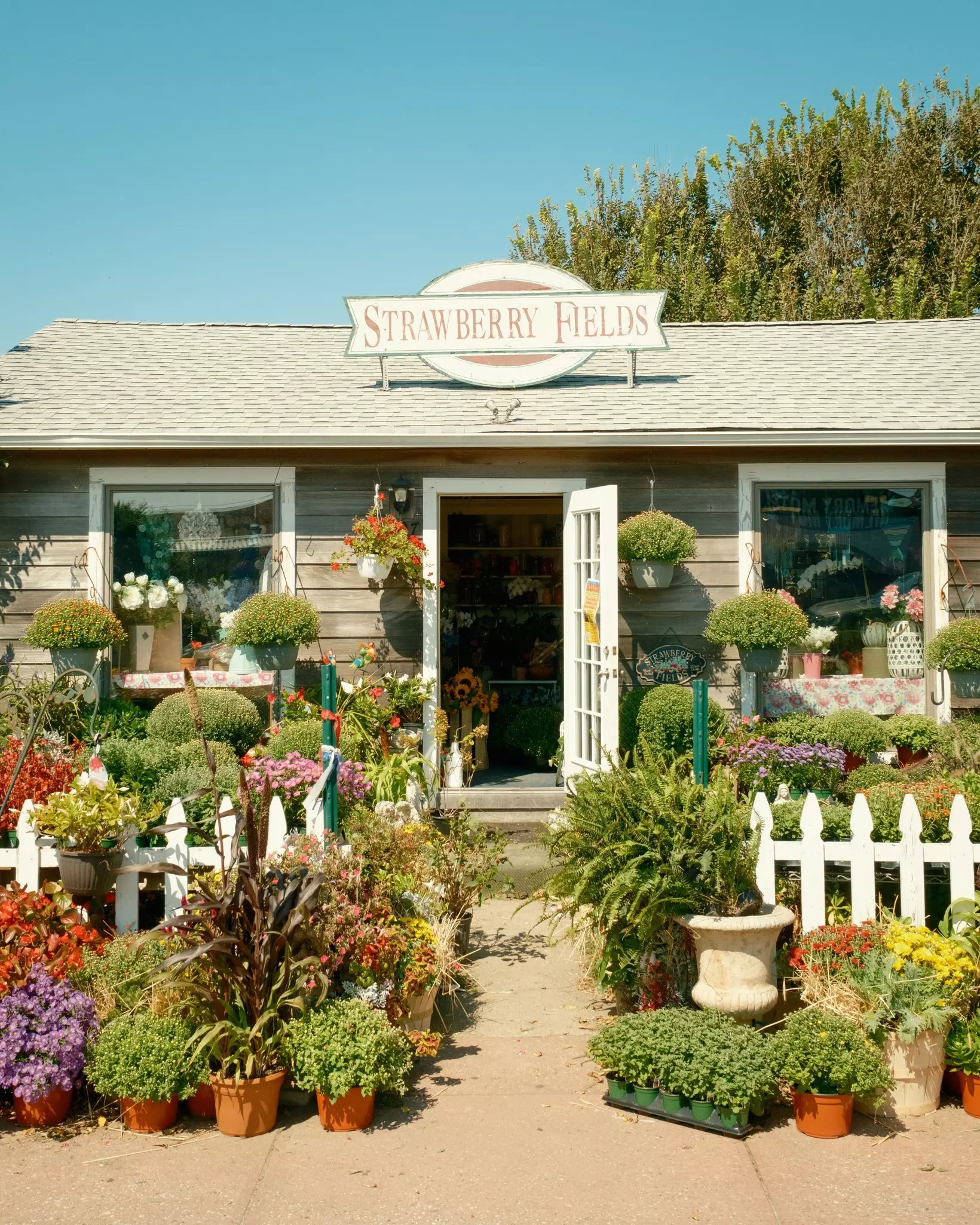 Strawberry Fields flower shop in Montauk, New York.