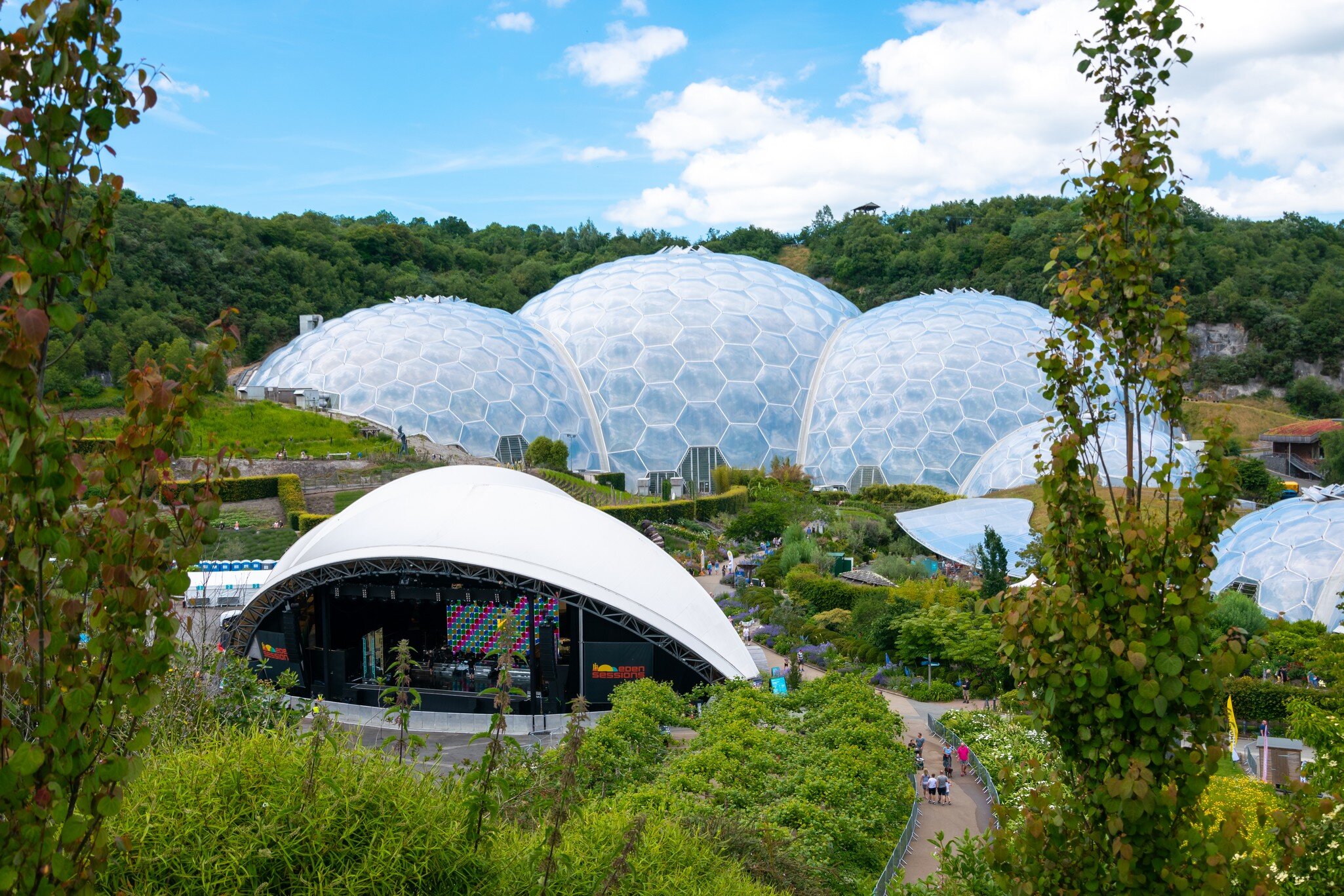 Head inside the Eden Project's futuristic biodomes for some wonderful displays of plants and flowers. Shutterstock