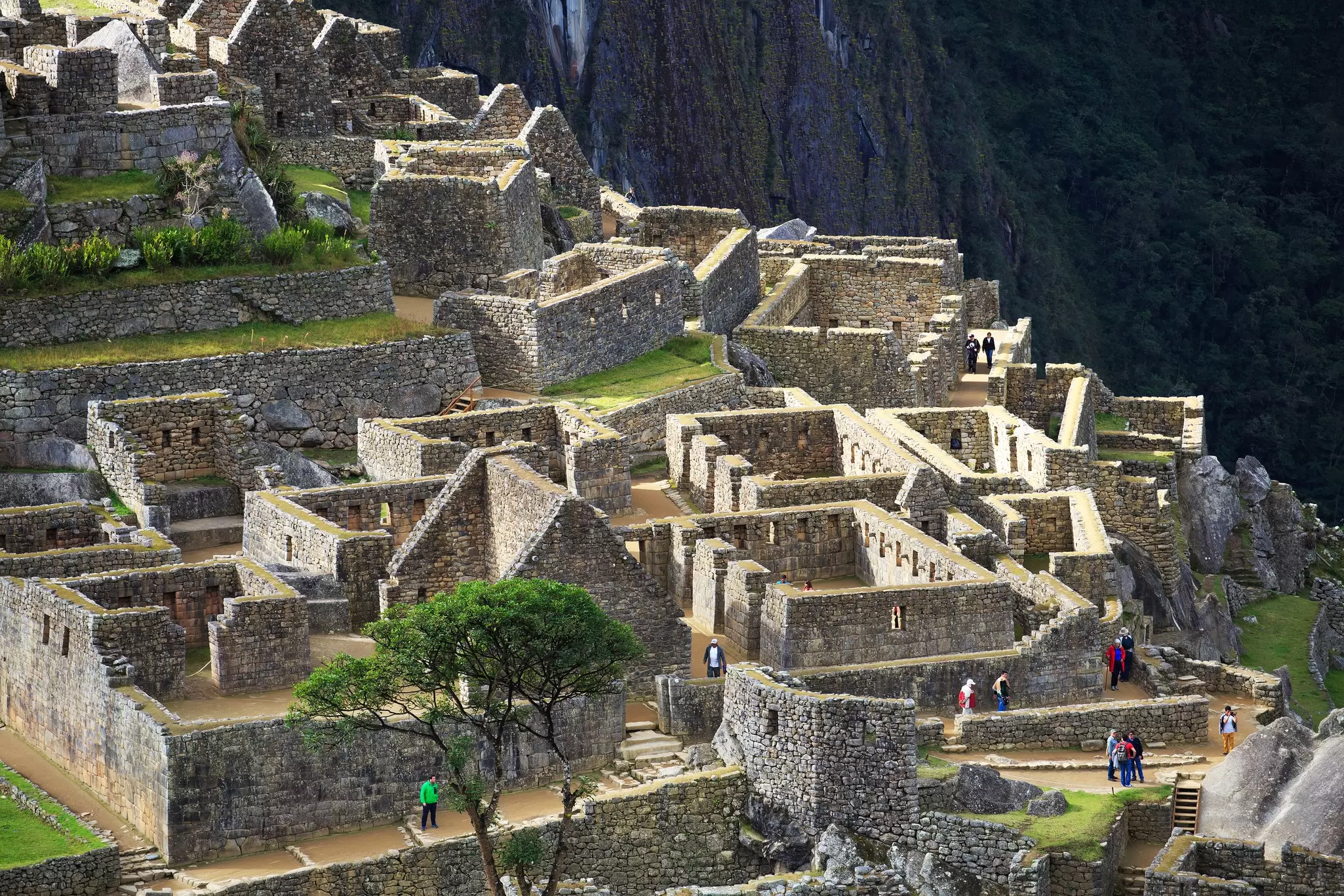The ancient Inca citadel of Machu Picchu, Peru