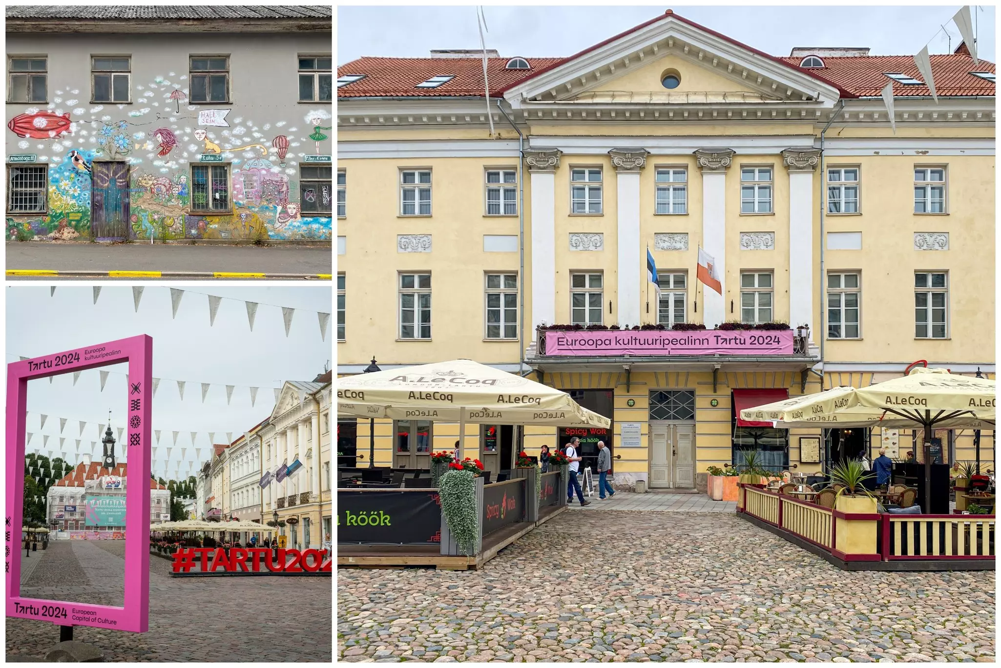 Tartu's historic Supilinn neighbourhod is dotted with wooden houses and street art © Daniel James Clarke​