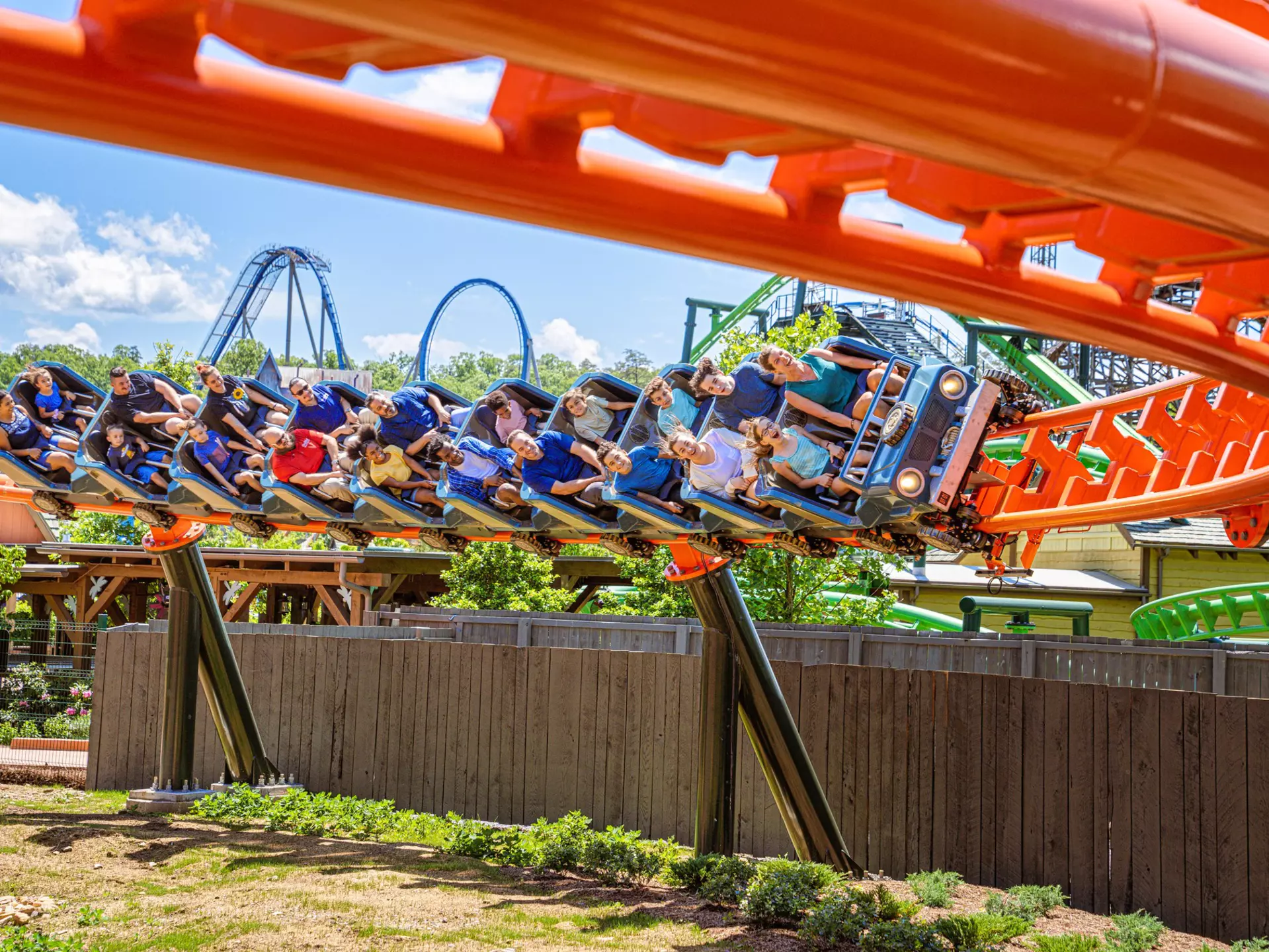 The new Big Bear Mountain rollercoaster has opened at Dollywood © Dollywood