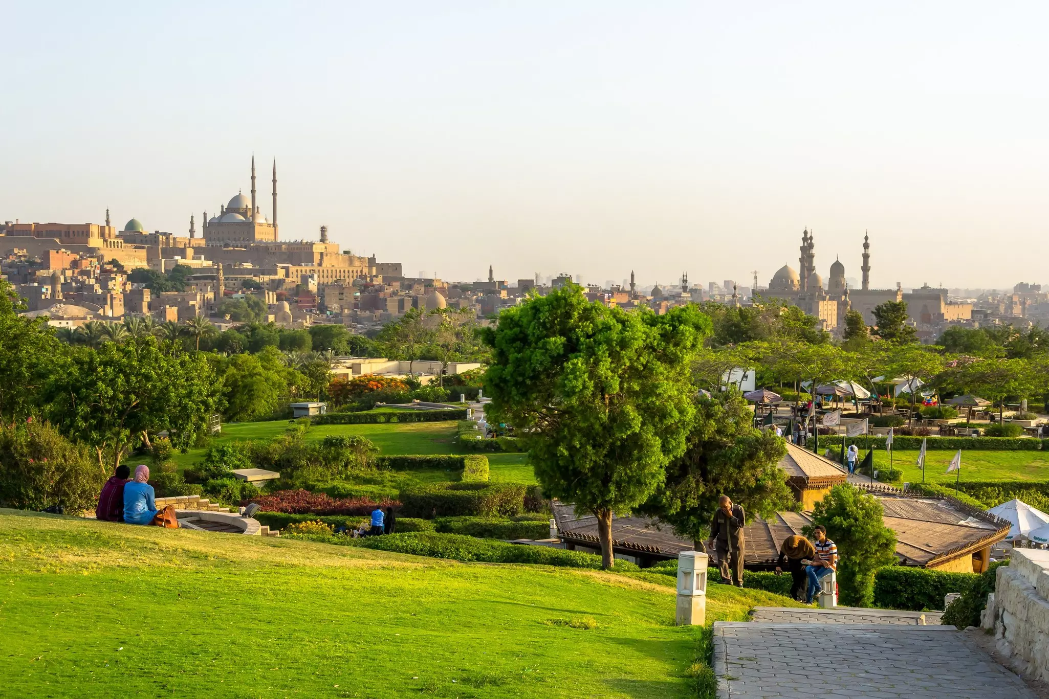 Take a respite from Cairo's busy streets in Al-Azhar Park © Mltz / Shutterstock