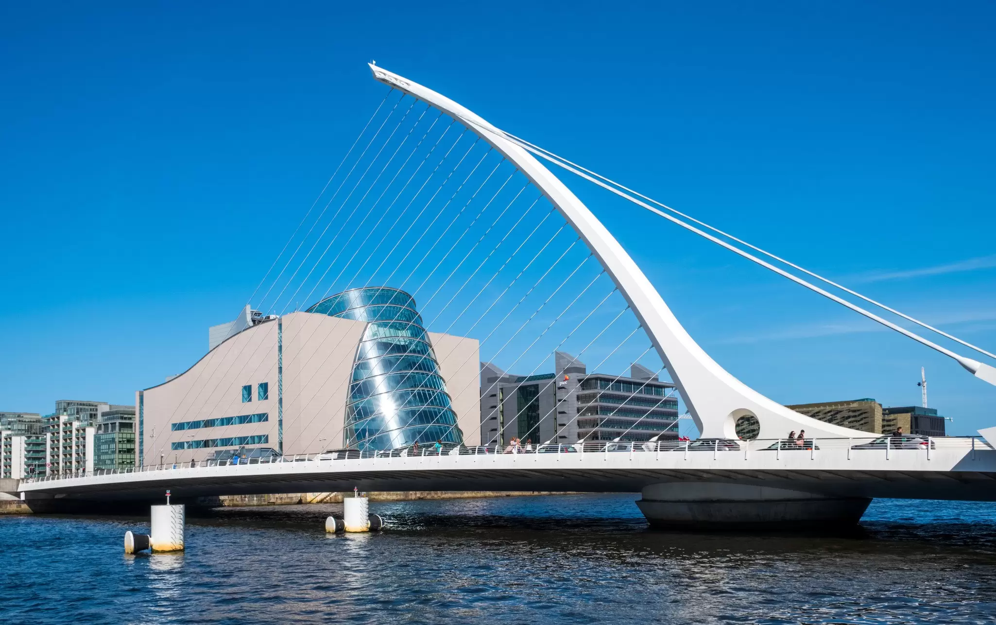 Samuel Becket Bridge, Dublin, Ireland. Robert Mullan/Shutterstock