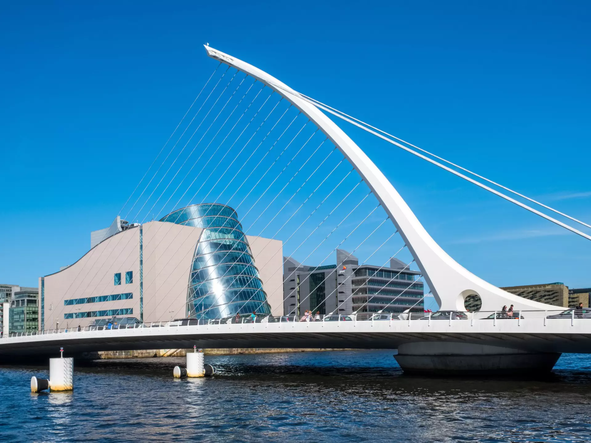 Samuel Becket Bridge, Dublin, Ireland. Robert Mullan/Shutterstock