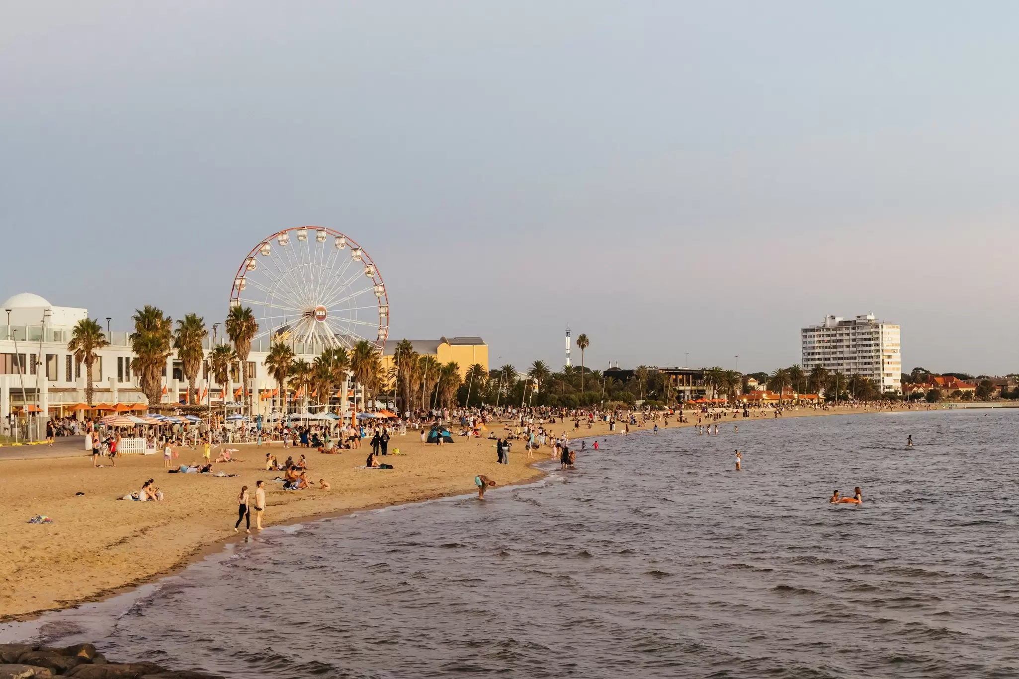 St Kilda's Beach in early autumn. filedIMAGE/Shutterstock
