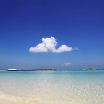 Lone cloud: Bantayan Island, Cebu, Philippines