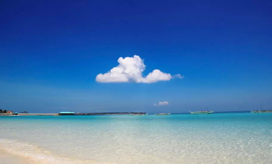Lone cloud: Bantayan Island, Cebu, Philippines