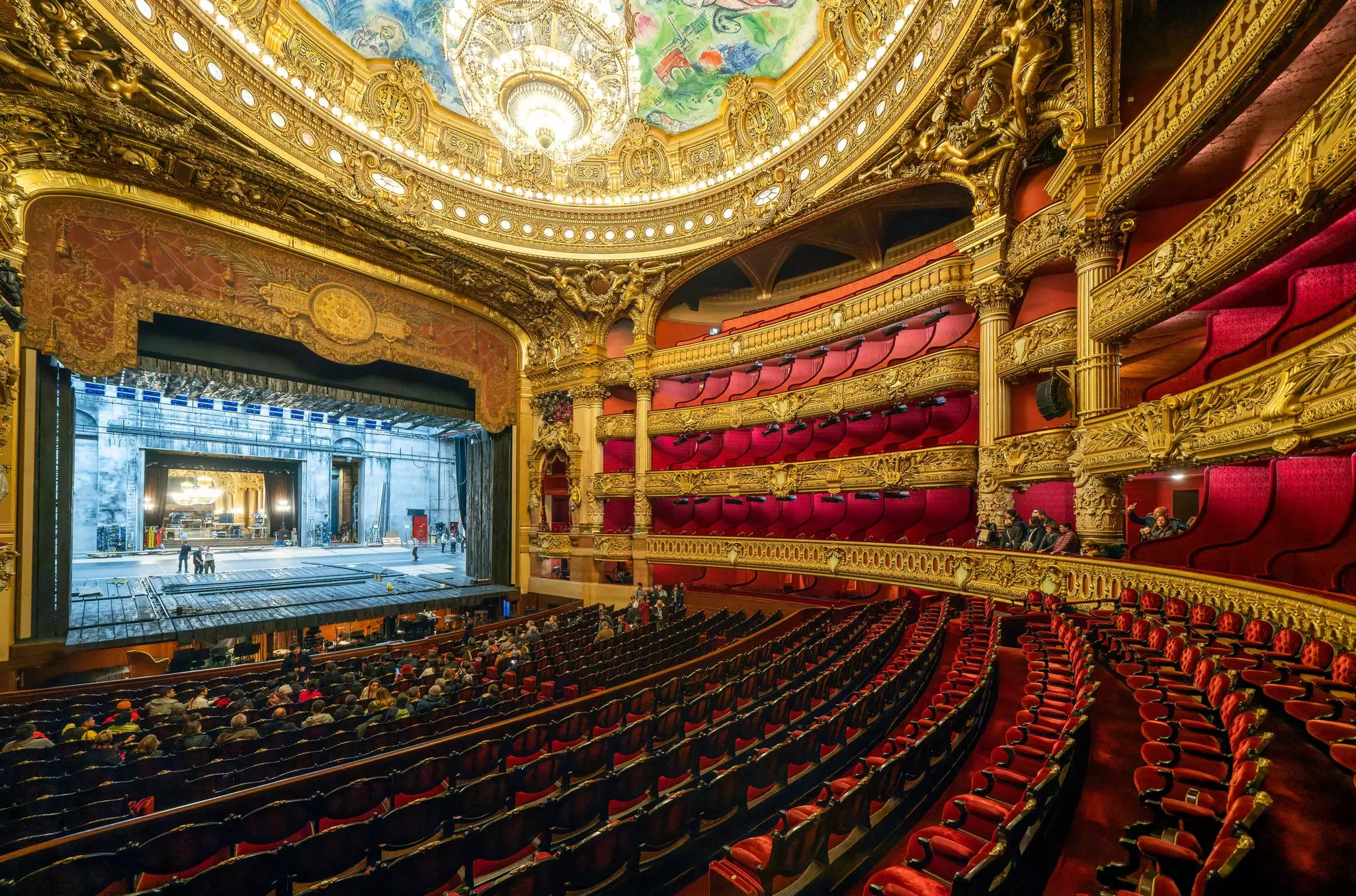\An interior view of Opera de Paris, Palais Garnier