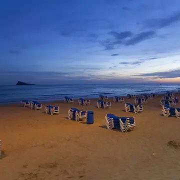 Bar by Levante beach